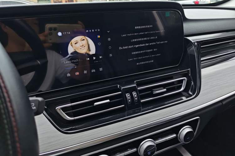 Used Hongqi HS5 2025 2.0T Two-Wheel Drive Flagship Pro Edition Audio And AC Panel