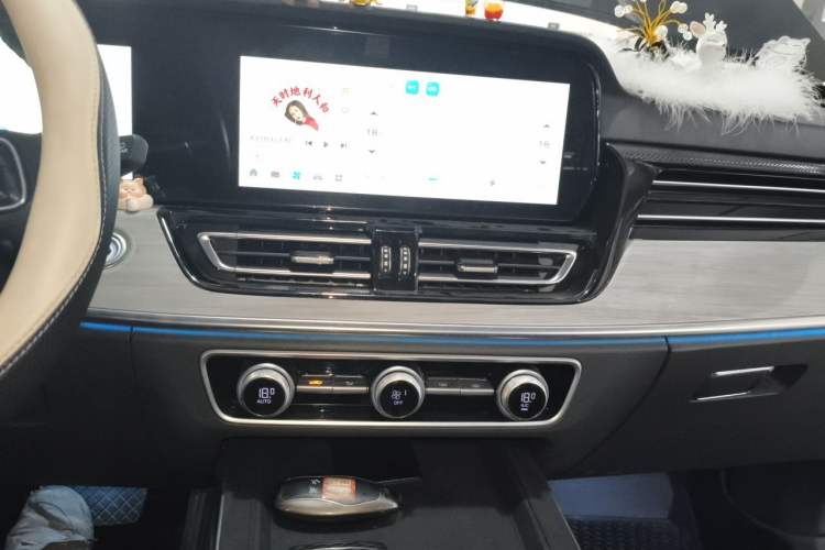 Used Hongqi HS5 2025 2.0T Two-Wheel-Drive Xuan Ying Edition Audio And AC Panel