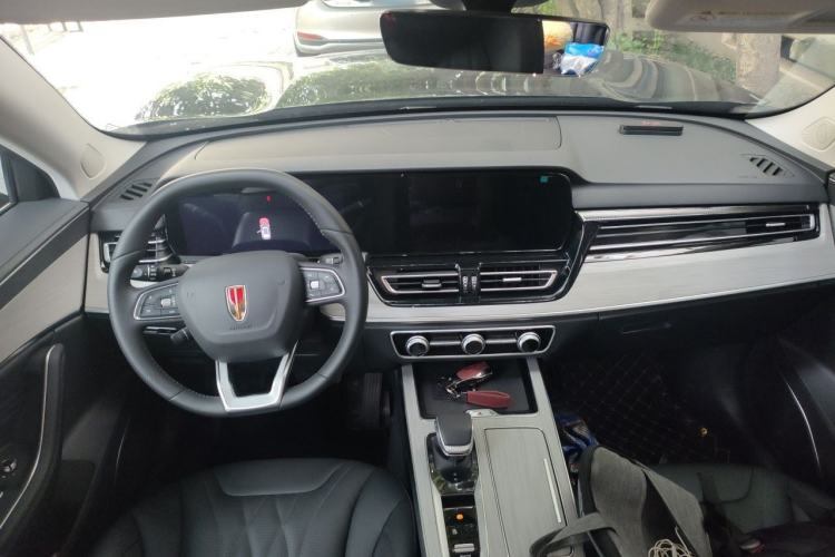 Used Hongqi HS5 2025 2.0T Two-Wheel Drive 600 000-Vehicle Commemorative Edition Center Console
