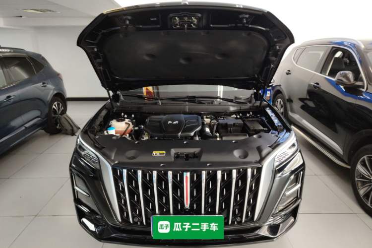 Used Hongqi HS5 2025 2.0T Two-Wheel Drive 600 000-Vehicle Commemorative Edition Engine Bay