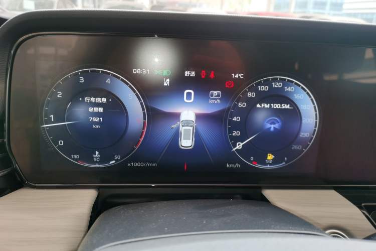 Used Hongqi HS5 2025 2.0T Two-Wheel-Drive Xuan Ying Edition Instrument Cluster