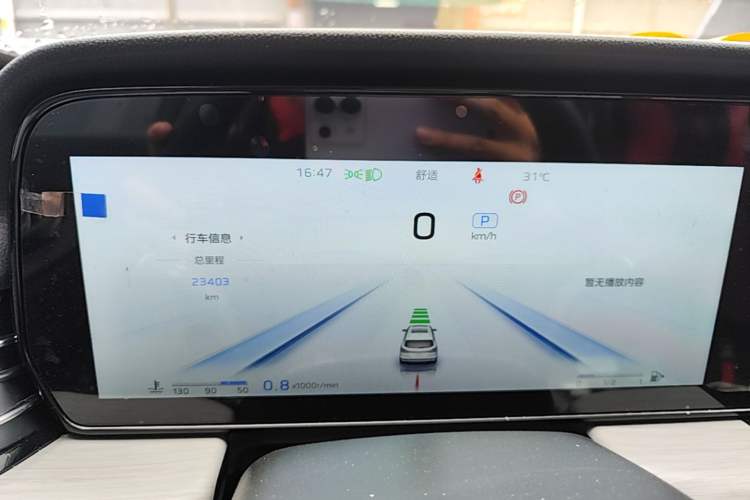 Used Hongqi HS5 2025 2.0T Two-Wheel Drive Flagship Pro Edition Instrument Cluster