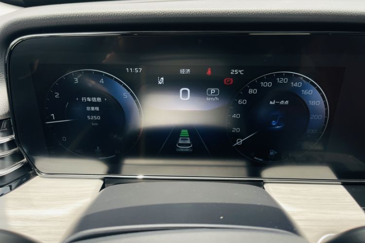 Used Hongqi HS5 2025 2.0T All-Wheel-Drive Flagship Pro Edition Odometer Close Up