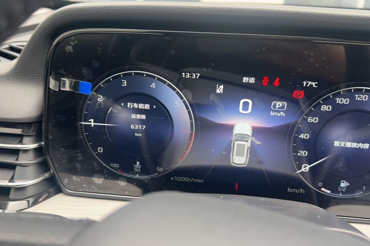Used Hongqi HS5 2025 2.0T All-Wheel-Drive Flagship Pro Edition Odometer Close Up