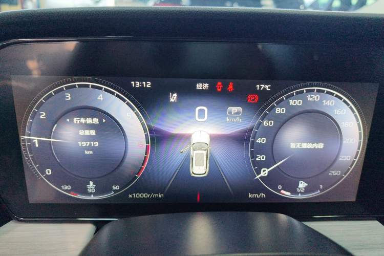 Used Hongqi HS5 2025 2.0T Two-Wheel Drive Flagship Pro Edition Odometer Close Up