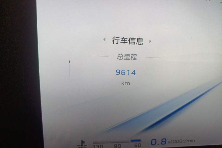 Used Hongqi HS5 2025 2.0T Two-Wheel-Drive Xuan Ying Edition Odometer Close Up