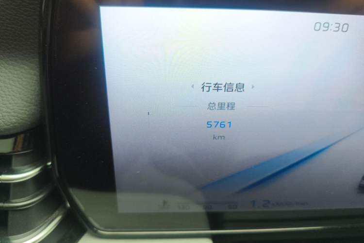 Used Hongqi HS5 2025 2.0T Two-Wheel Drive Flagship Pro Edition Odometer Close Up
