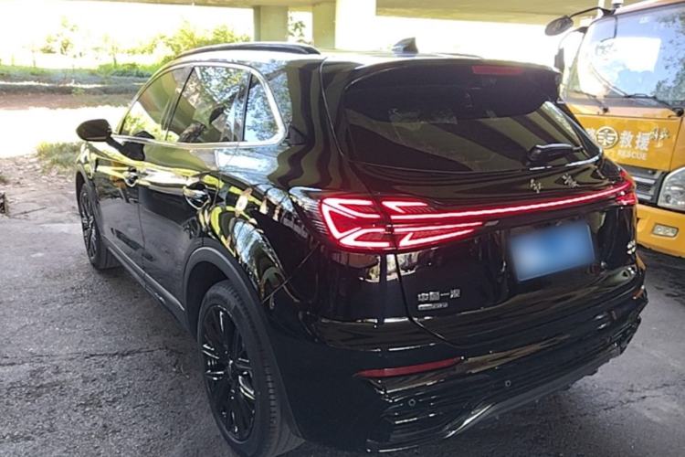 Used Hongqi HS5 2025 2.0T All-Wheel-Drive Xuan Ying Version Rear Left 45 Deg