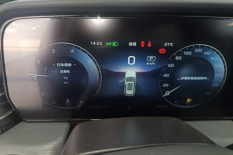 Used Hongqi HS5 2026 Model 2.0T Two-Wheel Drive Qi Xiang Pro Edition Instrument Cluster