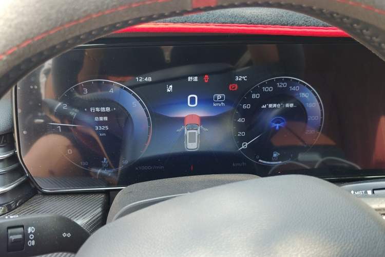 Used Hongqi HS5 2026 Model 2.0T Two-Wheel Drive Xuan Ying Edition Instrument Cluster