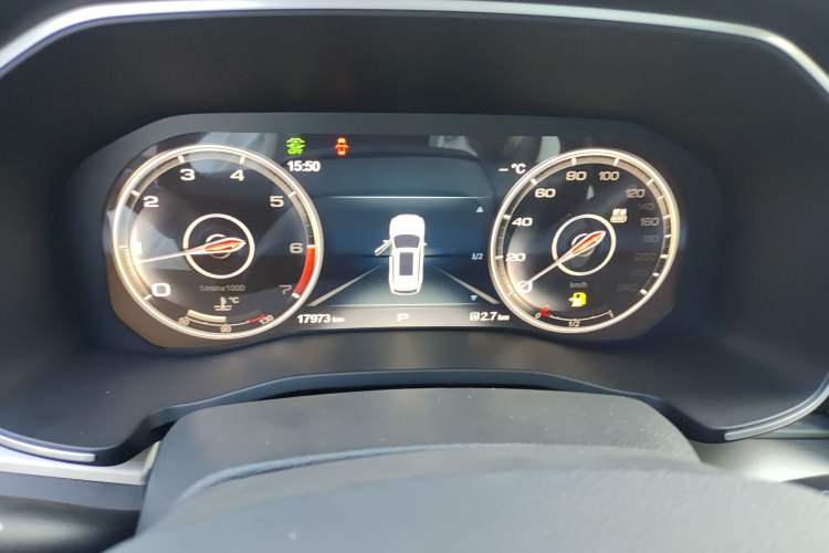 Used Hongqi HS7 2022 3.0T Automatic All-Wheel Drive Smart Connect Flagship Edition 7 Seats Instrument Cluster