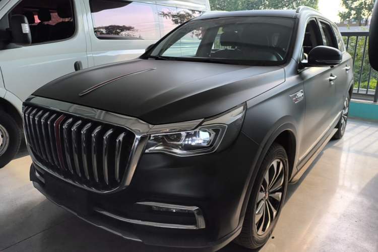 Used Hongqi HS7 2019 3.0T Automatic All-Wheel Drive Smart Connect Flagship Edition Guazi used car, China used car export, Used car for sale, Used Hongqi cars, Cheapest cars for sale