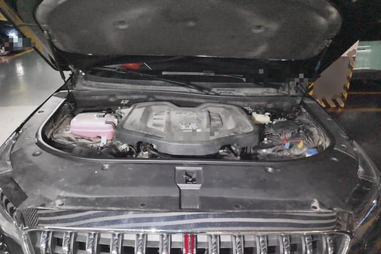 Used Hongqi HS7 2019 3.0T Automatic All-Wheel Drive Smart Connect Flagship Edition Engine Bay
