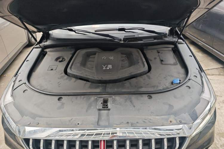 Used Hongqi HS7 2019 3.0T Automatic All-Wheel Drive Smart Connect Flagship Edition Engine Bay
