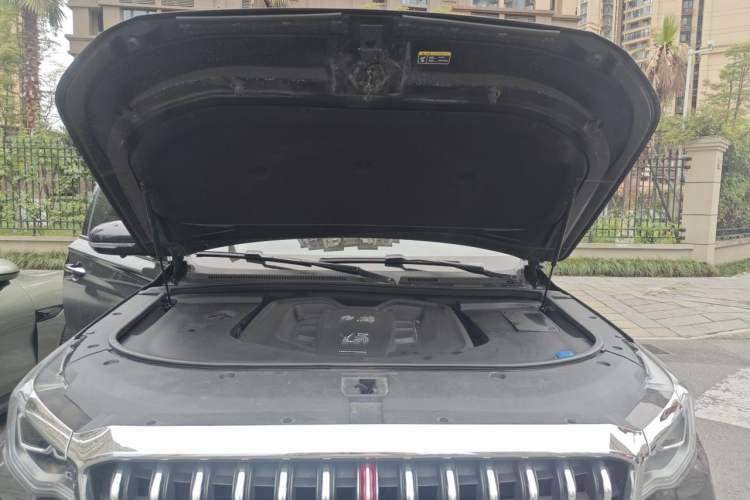 Used Hongqi HS7 2019 3.0T Automatic All-Wheel Drive Smart Connect Flagship Edition Engine Bay