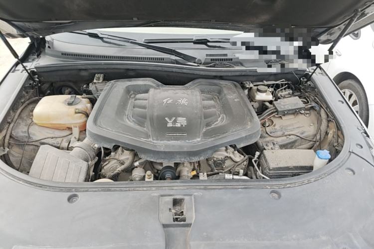 Used Hongqi HS7 2019 3.0T Automatic All-Wheel Drive Smart Connect Flagship Edition Engine Bay