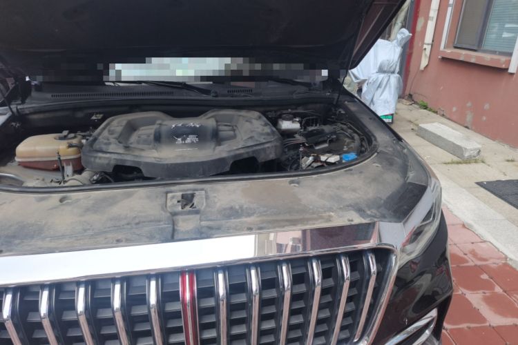 Used Hongqi HS7 2019 3.0T Automatic All-Wheel Drive Flagship Edition Engine Bay Left