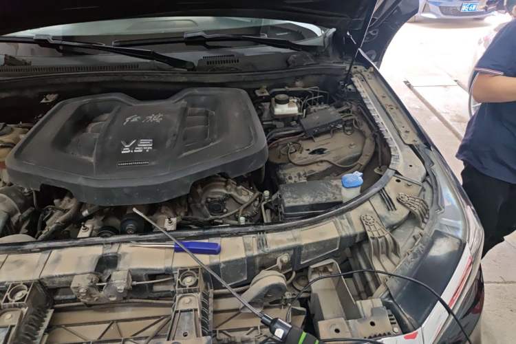 Used Hongqi HS7 2019 3.0T Automatic All-Wheel Drive Smart Connect Flagship Edition Engine Bay Left