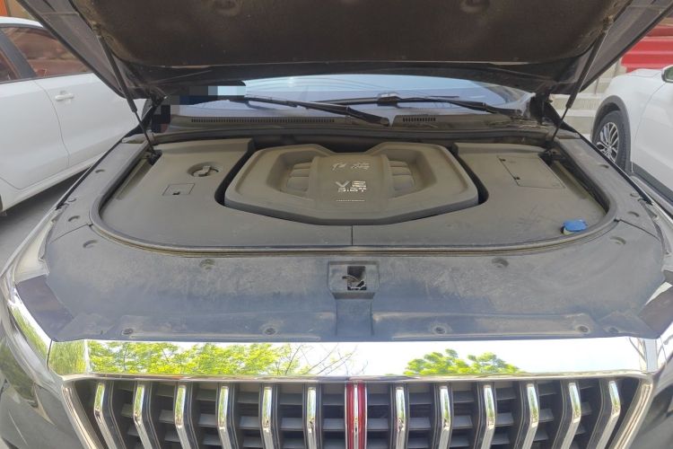 Used Hongqi HS7 2019 3.0T Automatic All-Wheel Drive Smart Connect Flagship Edition Engine Bay