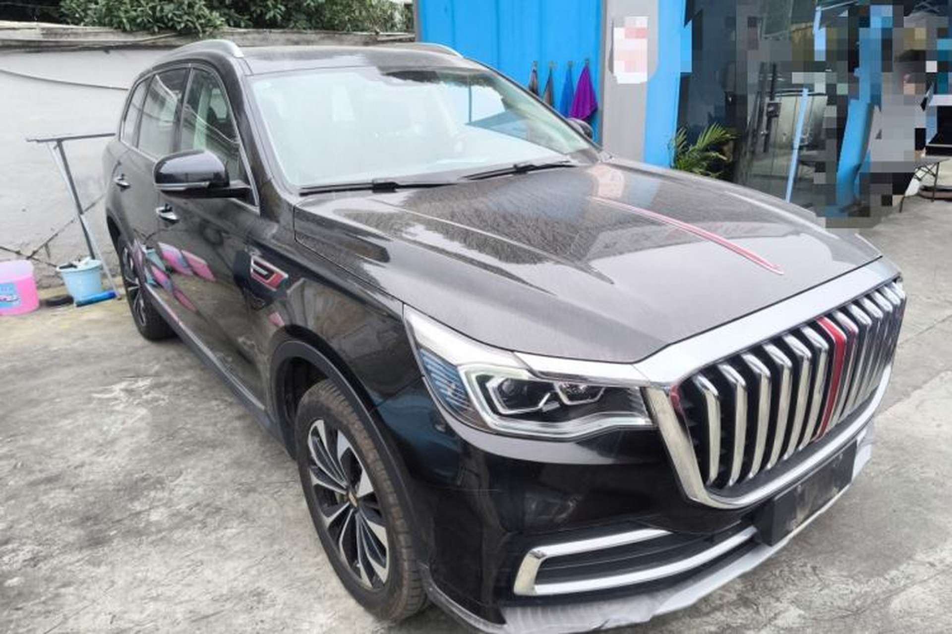 Used Hongqi HS7 2019 3.0T Automatic All-Wheel Drive Flagship Edition Front Right 45 Deg