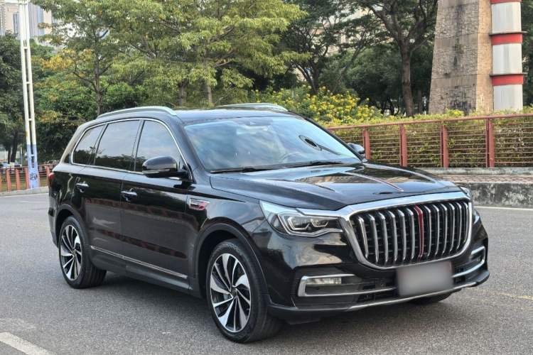 Used Hongqi HS7 2019 3.0T Automatic All-Wheel Drive Smart Connect Flagship Edition Front Right 45 Deg