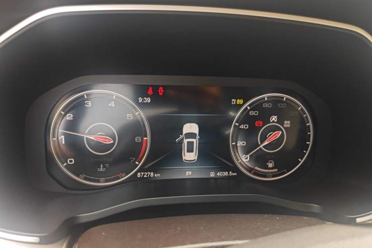 Used Hongqi HS7 2019 3.0T Automatic All-Wheel Drive Smart Connect Flagship Edition Instrument Cluster