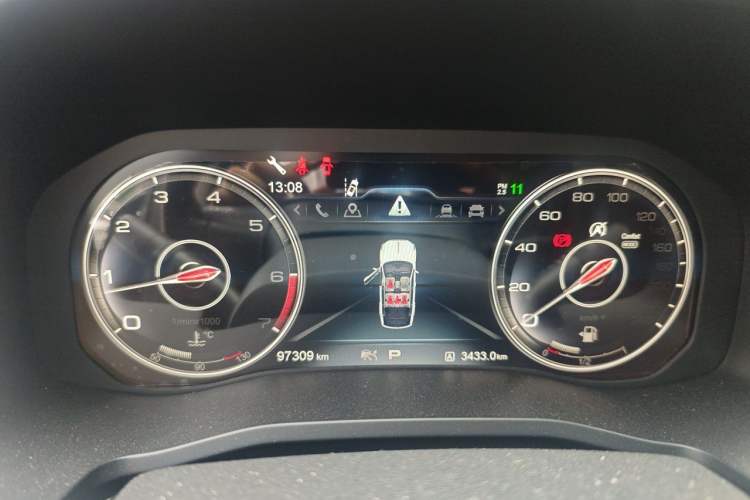 Used Hongqi HS7 2019 3.0T Automatic All-Wheel Drive Smart Connect Flagship Edition Instrument Cluster