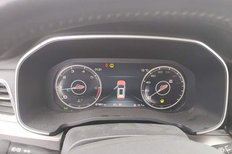 Used Hongqi HS7 2019 3.0T Automatic All-Wheel Drive Smart Connect Flagship Edition Instrument Cluster