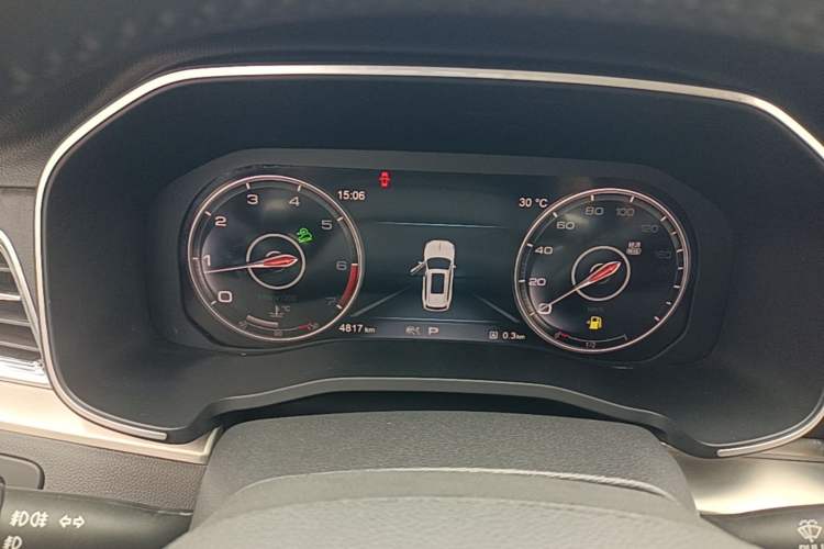 Used Hongqi HS7 2019 3.0T Automatic All-Wheel Drive Smart Connect Flagship Edition Instrument Cluster