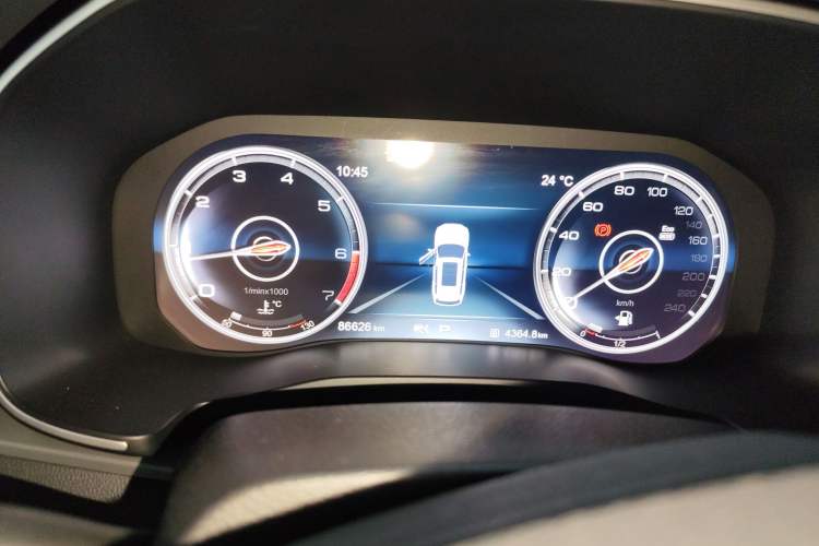 Used Hongqi HS7 2019 3.0T Automatic All-Wheel Drive Smart Connect Flagship Edition Instrument Cluster