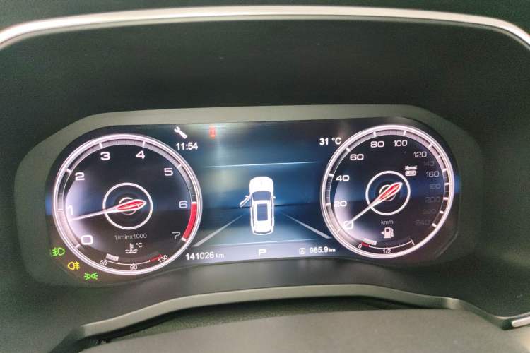 Used Hongqi HS7 2019 3.0T Automatic All-Wheel Drive Smart Connect Flagship Edition Instrument Cluster