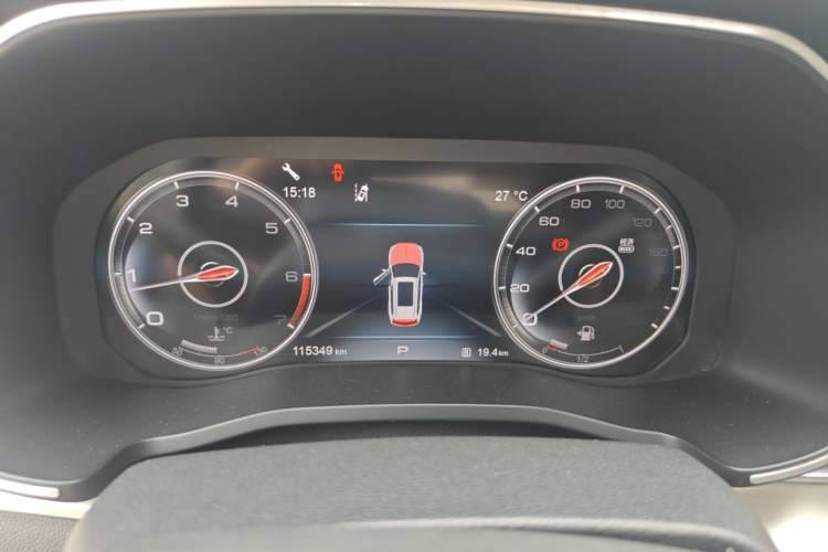Used Hongqi HS7 2019 3.0T Automatic All-Wheel Drive Smart Connect Flagship Edition Instrument Cluster
