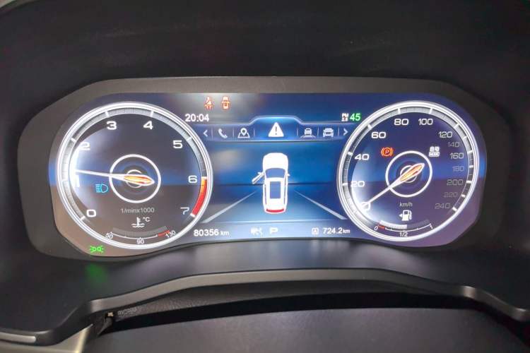 Used Hongqi HS7 2019 3.0T Automatic All-Wheel Drive Smart Connect Flagship Edition Instrument Cluster