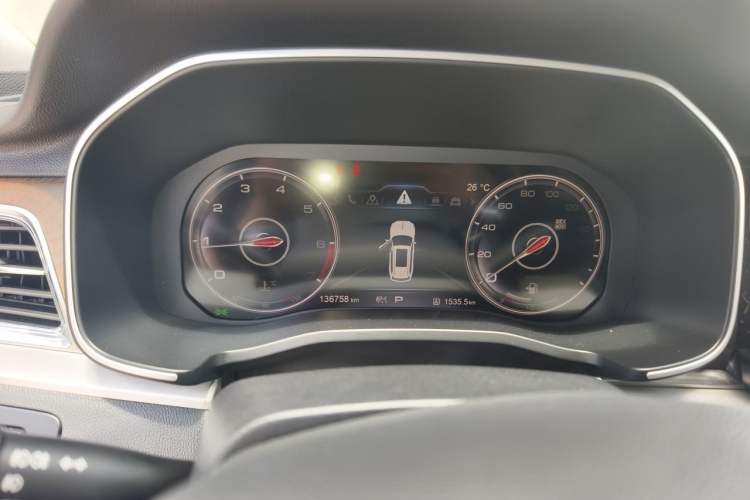 Used Hongqi HS7 2019 3.0T Automatic All-Wheel Drive Smart Connect Flagship Edition Instrument Cluster