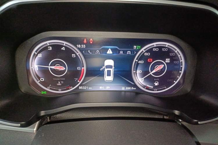 Used Hongqi HS7 2019 3.0T Automatic All-Wheel Drive Smart Connect Flagship Edition Instrument Cluster