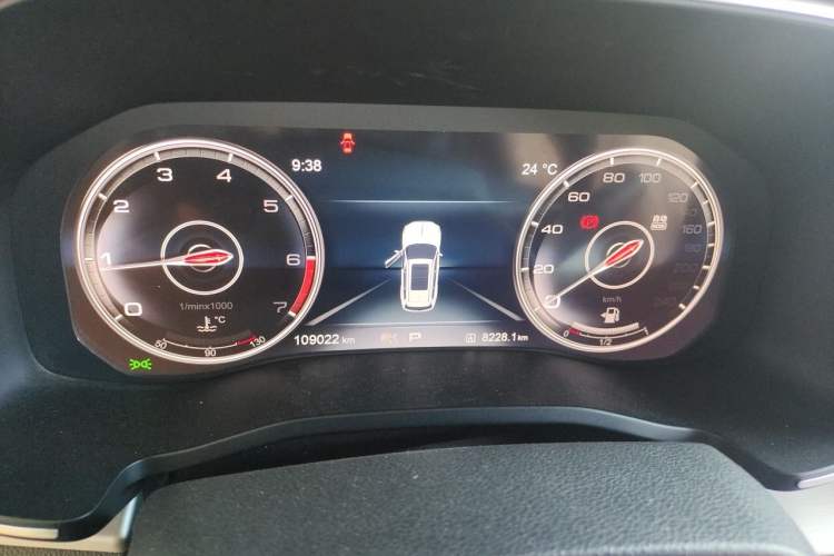 Used Hongqi HS7 2019 3.0T Automatic All-Wheel Drive Smart Connect Flagship Edition Instrument Cluster