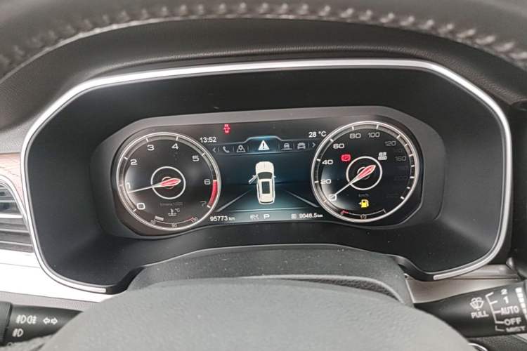 Used Hongqi HS7 2019 3.0T Automatic All-Wheel Drive Smart Connect Flagship Edition Instrument Cluster