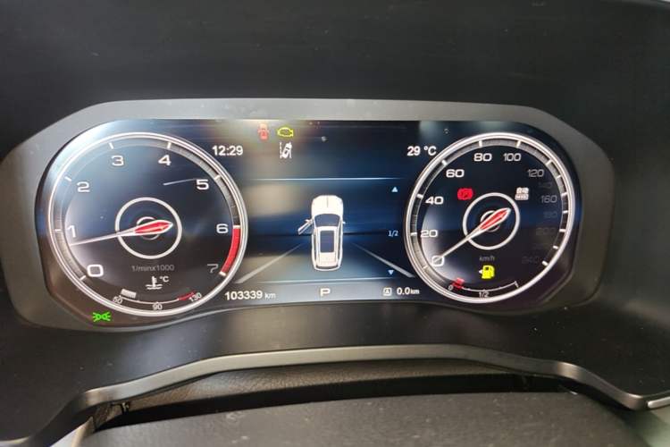 Used Hongqi HS7 2019 3.0T Automatic All-Wheel Drive Smart Connect Flagship Edition Instrument Cluster
