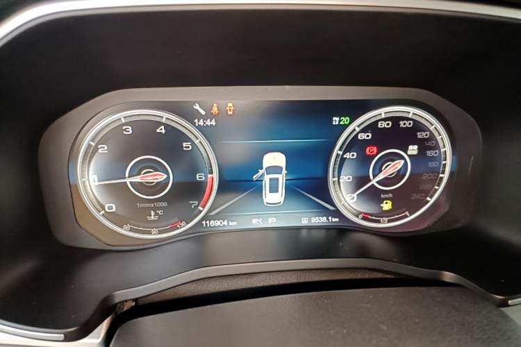 Used Hongqi HS7 2019 3.0T Automatic All-Wheel Drive Smart Connect Flagship Edition Instrument Cluster