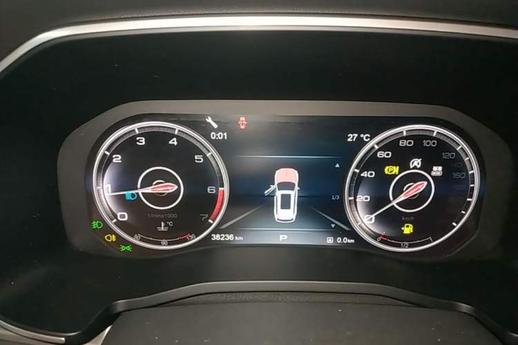 Used Hongqi HS7 2019 3.0T Automatic All-Wheel Drive Smart Connect Flagship Edition Instrument Cluster