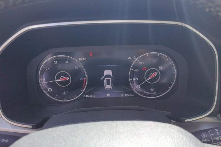 Used Hongqi HS7 2019 3.0T Automatic All-Wheel Drive Smart Connect Flagship Edition Instrument Cluster