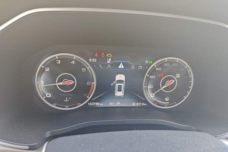 Used Hongqi HS7 2019 3.0T Automatic All-Wheel Drive Smart Connect Flagship Edition Instrument Cluster