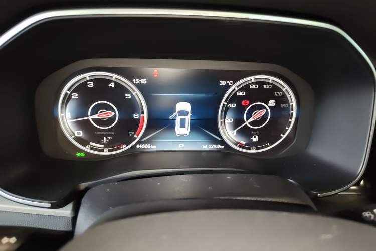 Used Hongqi HS7 2019 3.0T Automatic All-Wheel Drive Smart Connect Flagship Edition Instrument Cluster