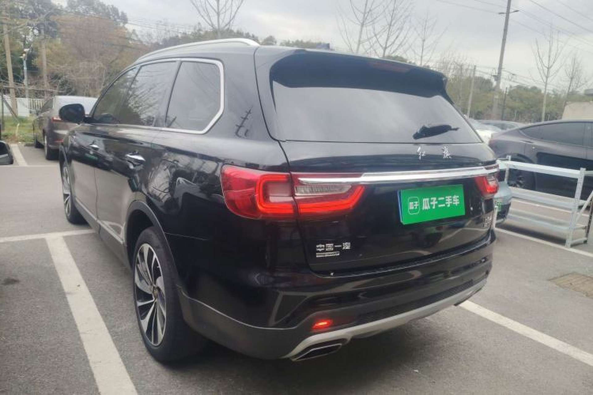 Used Hongqi HS7 2019 3.0T Automatic All-Wheel Drive Smart Connect Flagship Edition Rear Left 45 Deg