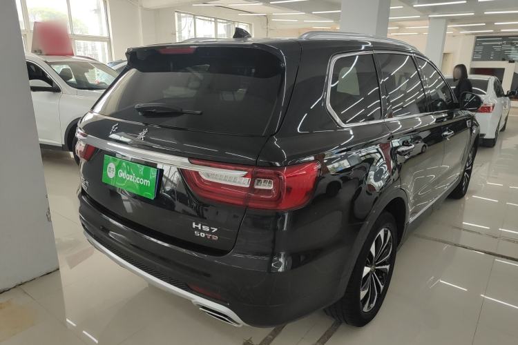 Used Hongqi HS7 2019 3.0T Automatic All-Wheel Drive Smart Connect Flagship Edition Rear Right 45 Deg
