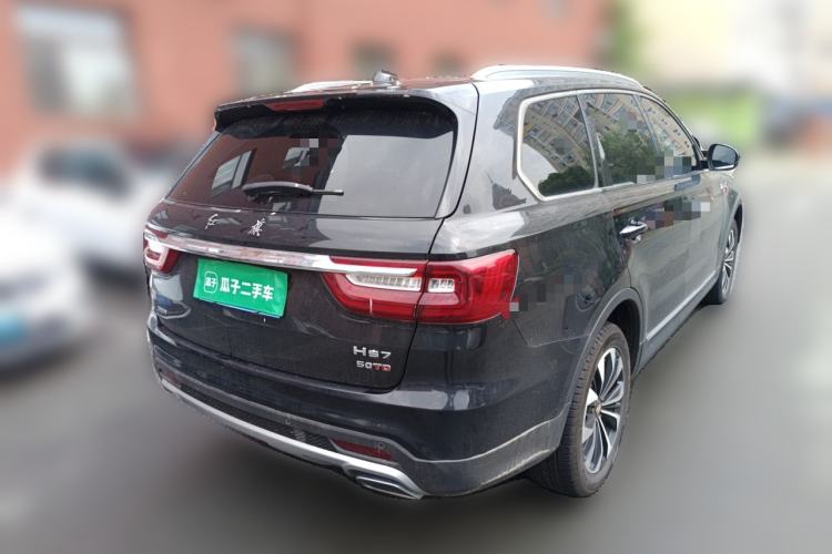Used Hongqi HS7 2019 3.0T Automatic All-Wheel Drive Smart Connect Flagship Edition Rear Right 45 Deg