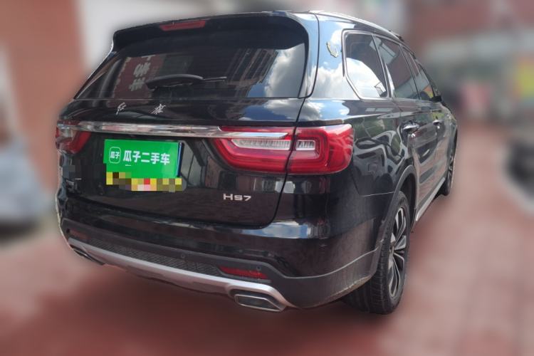 Used Hongqi HS7 2019 3.0T Automatic All-Wheel Drive Flagship Edition Rear Right 45 Deg
