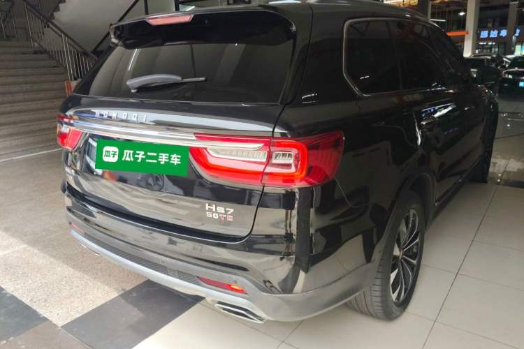 Used Hongqi HS7 2019 3.0T Automatic All-Wheel Drive Smart Connect Flagship Edition Rear Right 45 Deg