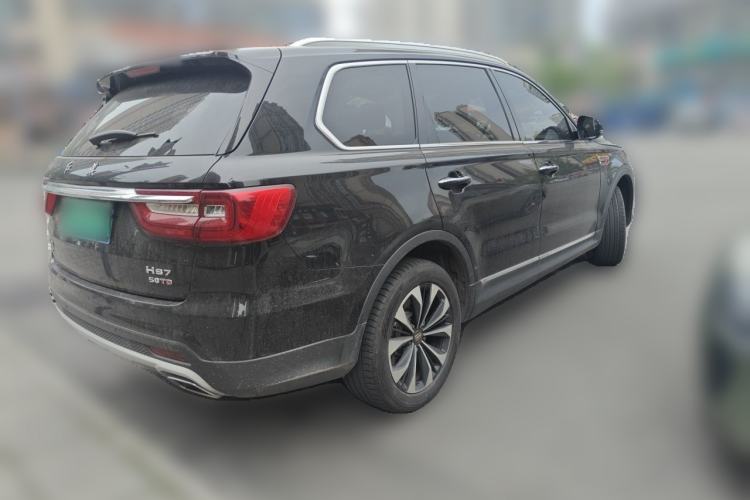 Used Hongqi HS7 2019 3.0T Automatic All-Wheel Drive Smart Connect Flagship Edition Rear Right 45 Deg