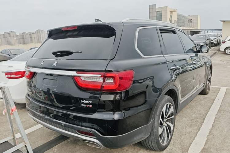 Used Hongqi HS7 2019 3.0T Automatic All-Wheel Drive Smart Connect Flagship Edition Rear Right 45 Deg